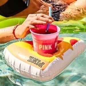 Victoria's Secret PINK Cup and Pizza Floatie New!